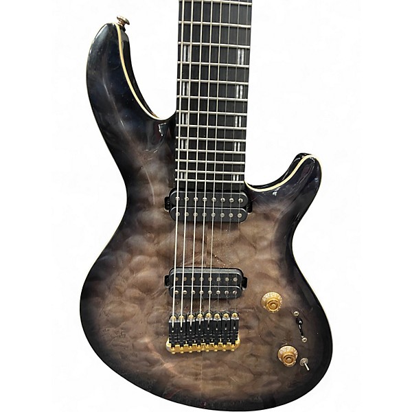 Used ESP JR608 2016 Faded Blue Sunburst Solid Body Electric Guitar