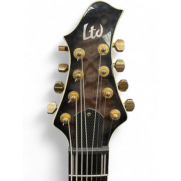 Used ESP JR608 2016 Faded Blue Sunburst Solid Body Electric Guitar