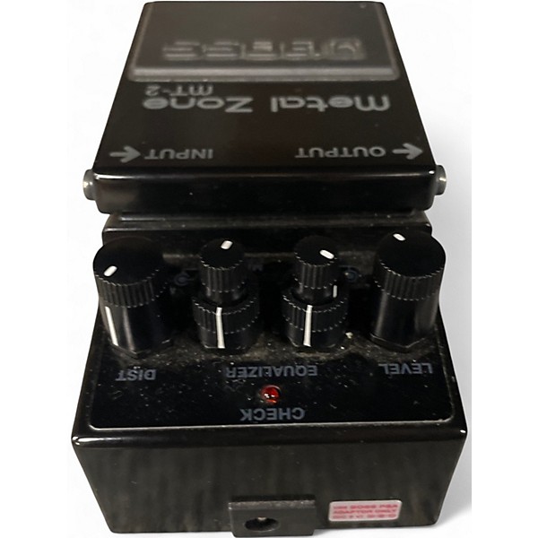 Used BOSS MT2 Metal Zone Distortion Effect Pedal