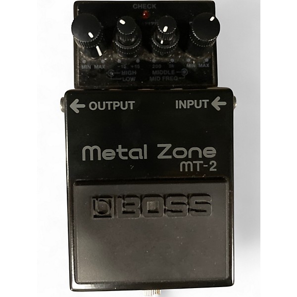 Used BOSS MT2 Metal Zone Distortion Effect Pedal