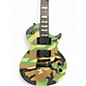 Used ESP EC1000 woodland camo Solid Body Electric Guitar