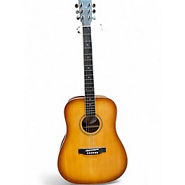 Used Nashville Guitar Works d10eb 2 Color Sunburst Acoustic Guitar