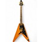 Used Epiphone Korina Flying V Natural Electric Bass Guitar thumbnail