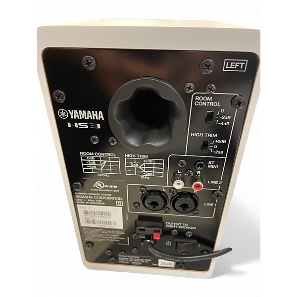 Used Yamaha HS3 PAIR WHITE Powered Monitor
