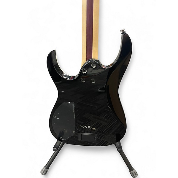 Used Ibanez RGIB6 Black Solid Body Electric Guitar