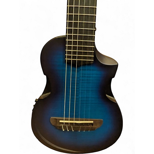 Used Ibanez AUP10FMNE Blue Burst Ukulele