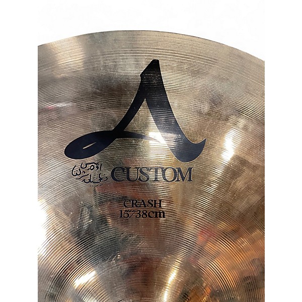 Used Zildjian 15in A Custom Crash Cymbal
