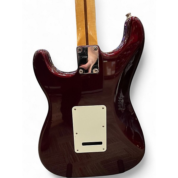 Used Fender Standard Stratocaster OX BLOOD Solid Body Electric Guitar