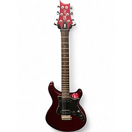 Used PRS SE EG Chrome Red Metallic Solid Body Electric Guitar