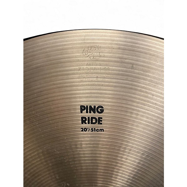 Used Zildjian 20in Ping Ride Cymbal