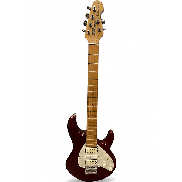 Used Ernie Ball Music Man Silhouette Standard Candy Apple Red Solid Body Electric Guitar
