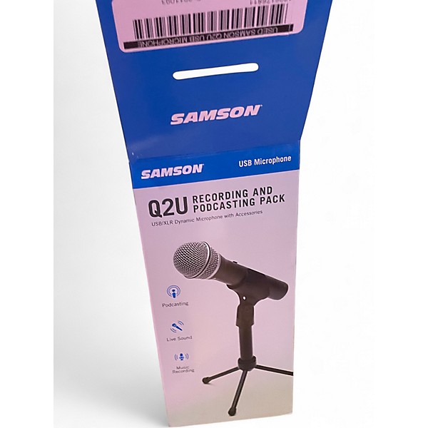 Used Samson Q2U USB Microphone