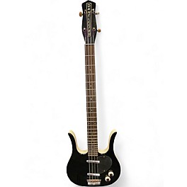 Used Danelectro LONGHORNE BLACK Electric Bass Guitar