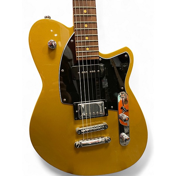 Used Reverend Double Agent OG Venetian Gold Solid Body Electric Guitar