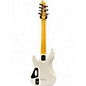 Used Schecter Guitar Research Demon 7 String White Solid Body Electric Guitar