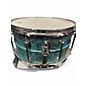 Used Pork Pie USA 6.5X14 brass patina blue Drum