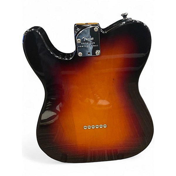 Used Fender American Professional II Telecaster 3 Color Sunburst Solid Body Electric Guitar