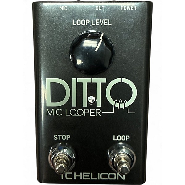 Used TC Helicon DITTO MIC LOOPER Pedal