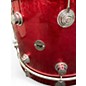 Used DW 3 Piece Collector's Series red sparkle Drum Kit