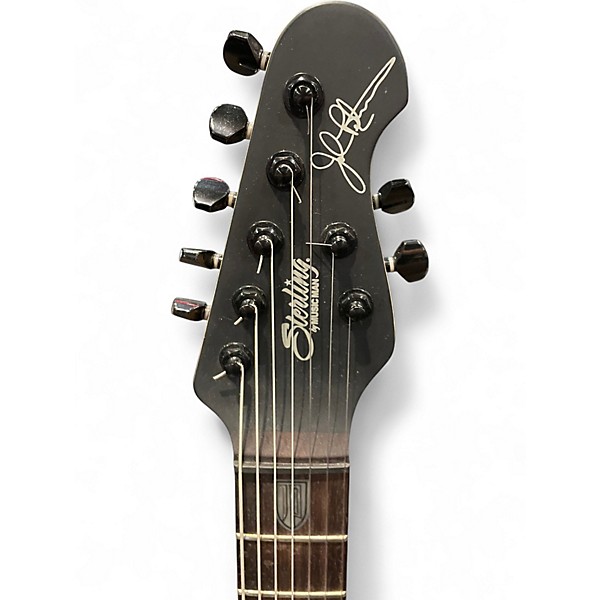 Used Sterling by Music Man JP70 John Petrucci Signature Stealth Black Solid Body Electric Guitar