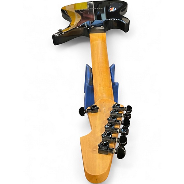 Vintage 1999 Schecter Guitar Research A7 Black Solid Body Electric Guitar