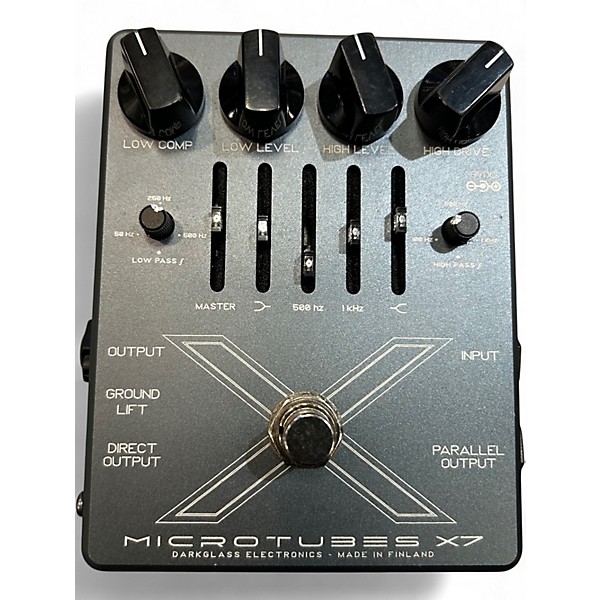 Used Darkglass Microtubes X7 Bass Effect Pedal