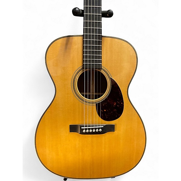 Used Martin custom shop OM28 Natural Acoustic Guitar