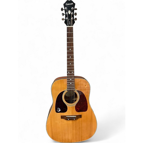 Used Epiphone PR350S Left Handed Natural Acoustic Guitar