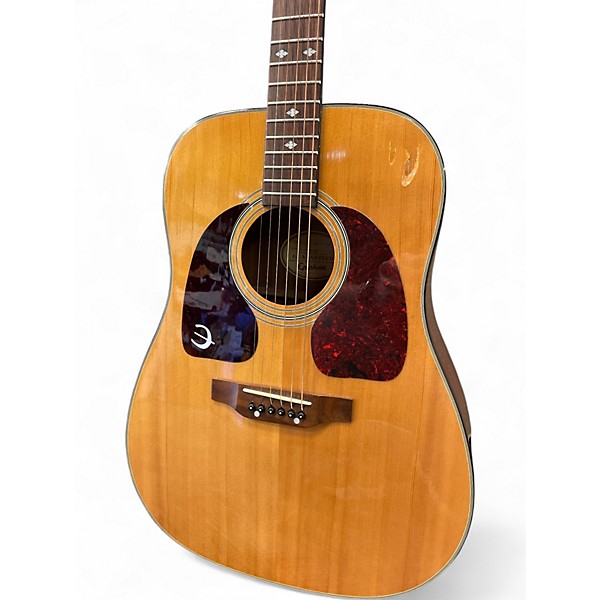 Used Epiphone PR350S Left Handed Natural Acoustic Guitar