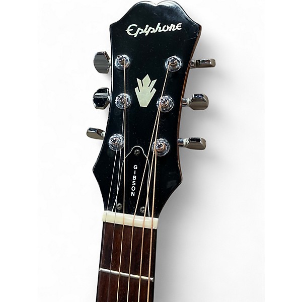 Used Epiphone PR350S Left Handed Natural Acoustic Guitar