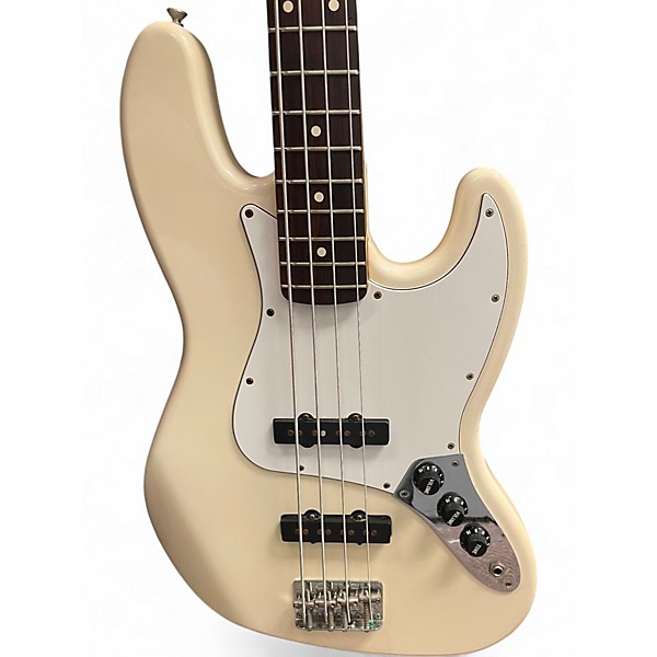 Used Fender Player Jazz Bass Alpine White Electric Bass Guitar