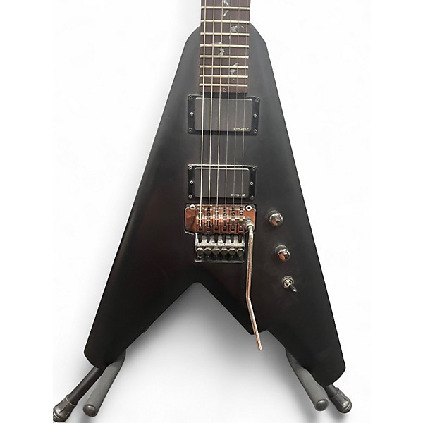 Used Schecter Guitar Research Damien B2 Stealth Black Solid Body Electric Guitar