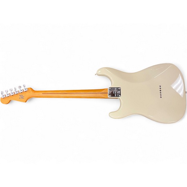 Used Fender Nile Rodgers Hitmaker Olympic White Solid Body Electric Guitar