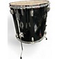 Used CB 5 Piece ACOUSTIC DRUM SET Black Drum Kit