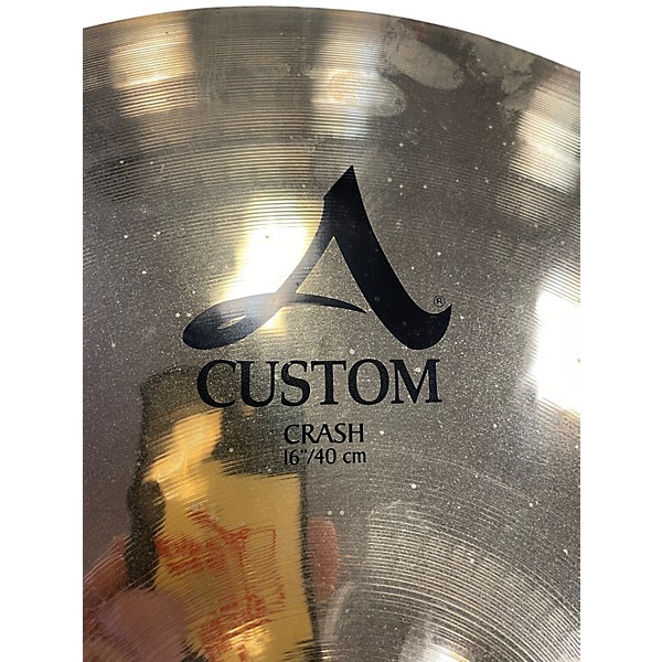 Used Zildjian 16in A Custom Crash Cymbal