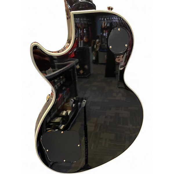 Used Epiphone Les Paul Custom Black Solid Body Electric Guitar