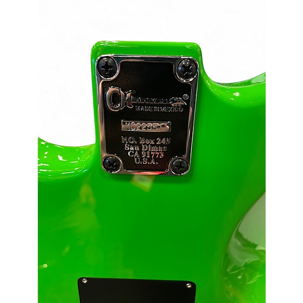 Used Charvel Pro-Mod So-Cal Style 1 HSH FR M SLIME GREEN Solid Body Electric Guitar