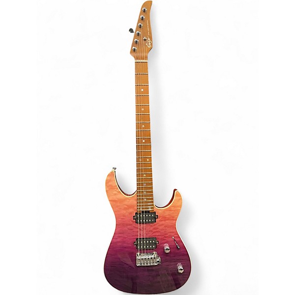 Used Shijie TM-5 Alfalfa Purple Solid Body Electric Guitar