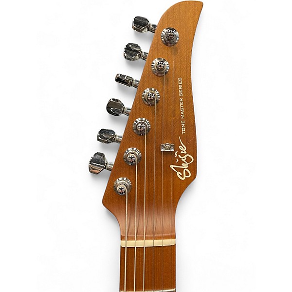 Used Shijie TM-5 Alfalfa Purple Solid Body Electric Guitar