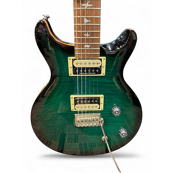 Used PRS Carlos Santana Signature SE GREEN BURST Solid Body Electric Guitar