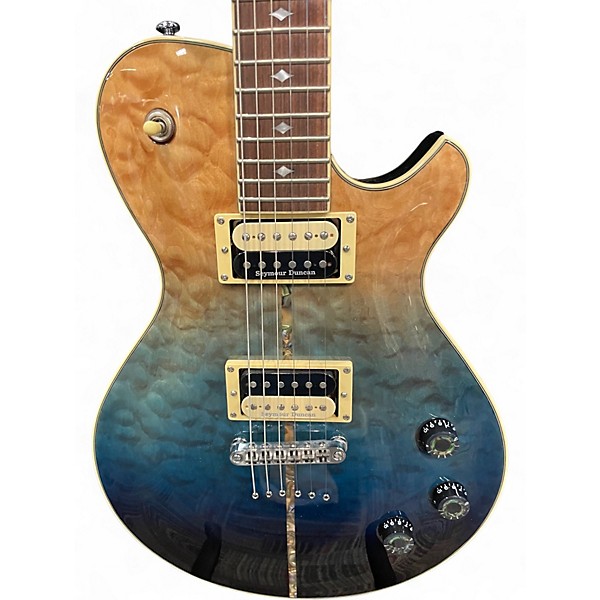 Used Michael Kelly PATRIOT INSTINCT BOLD BLUE FADE Solid Body Electric Guitar