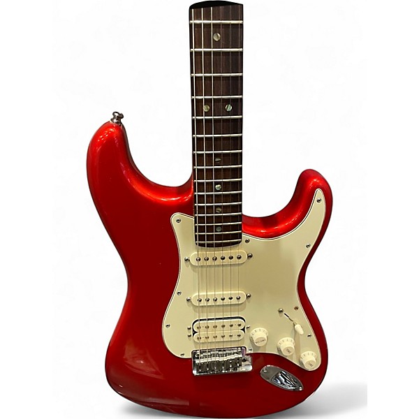 Used Fender American Deluxe Stratocaster HSS Dakota Red Solid Body Electric Guitar