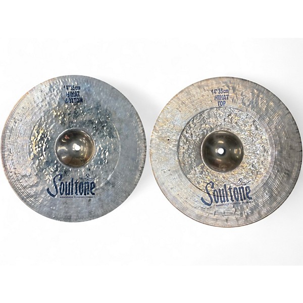 Used Soultone 14in Hi Hat Pair Cymbal
