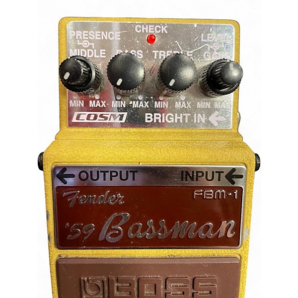 Used BOSS FBM1 Fender 59 Bassman Effect Pedal