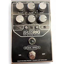 Used Origin Effects BassRig '64 Black Panel Bass Effect Pedal