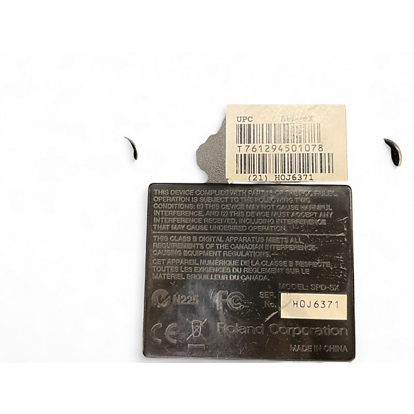 Used Roland SPDSX Sampling Drum MIDI Controller