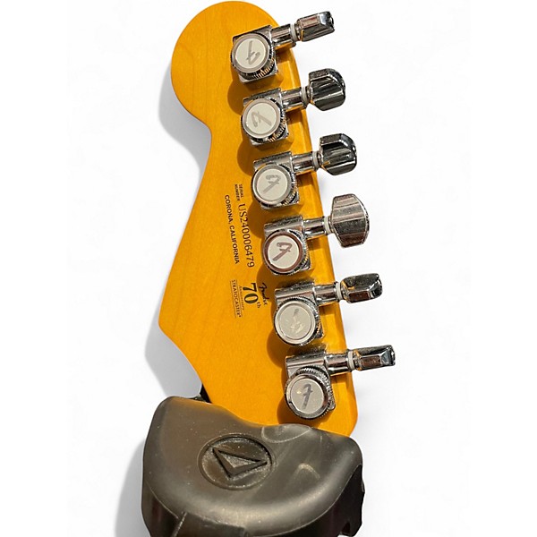 Used Fender American Ultra Stratocaster Cobra Blue Solid Body Electric Guitar