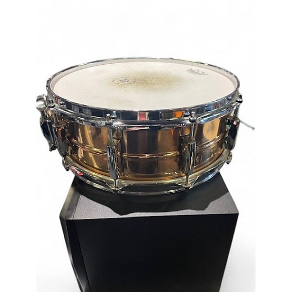Used Pearl 14X5.5 Sensitone Snare Custom Bronze Bronze Drum