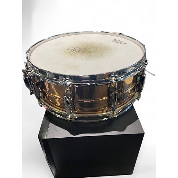 Used Pearl 14X5.5 Sensitone Snare Custom Bronze Bronze Drum
