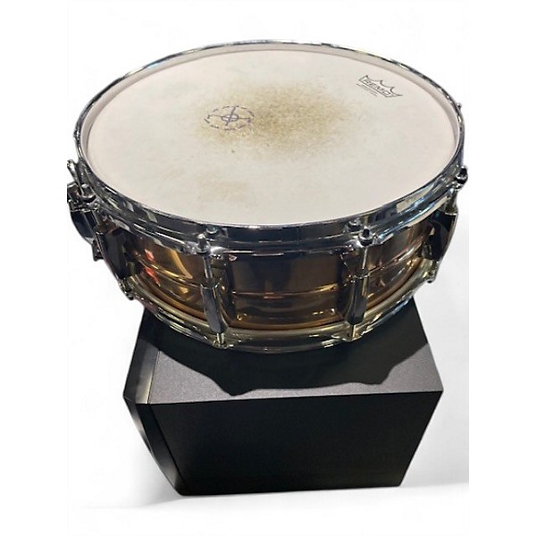 Used Pearl 14X5.5 Sensitone Snare Custom Bronze Bronze Drum